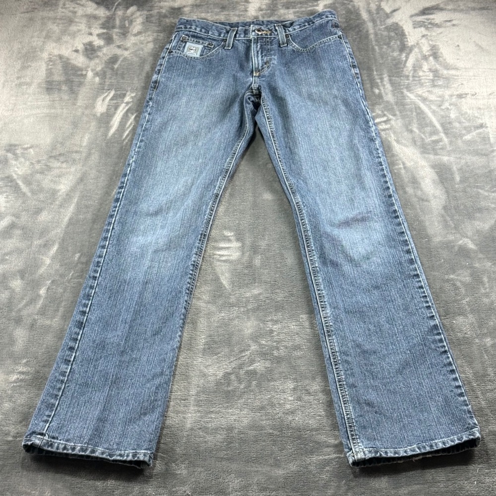 Cinch Mens Straight Leg Jeans Medium Wash Blue Denim 28x36 MB98034001